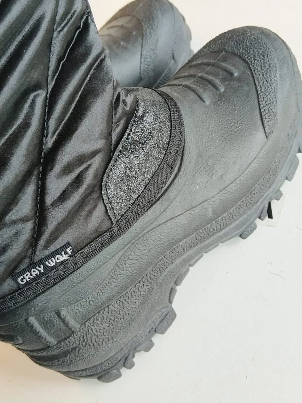 Gray Wolf Women's Winter Boots UK 4 | US 6 Fur Black - Picture 8 of 15